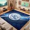Queens Park Rangers Football Print Crystal Velvet Rug, Comfortable Water Absorbent Non Slip Indoor Floor Carpet