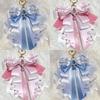 Accessori Decorativi per Itabag Fiocco a Doppio Strato Ciondolo per Borsa Fatto a Mano DIY Gioielli Lolita Regalo per Amico Periferiche Anime