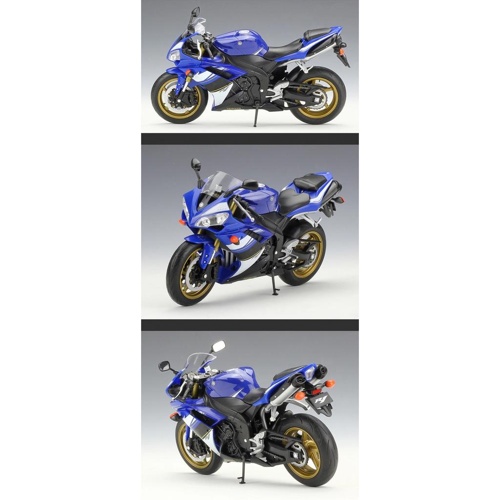 Welly 1/10 YAMAHA YZF-R1 Alloy Racing Motorcycle Model Simulation Diecast Metal Motorcycle Model Collection Childrens Toy Gifts