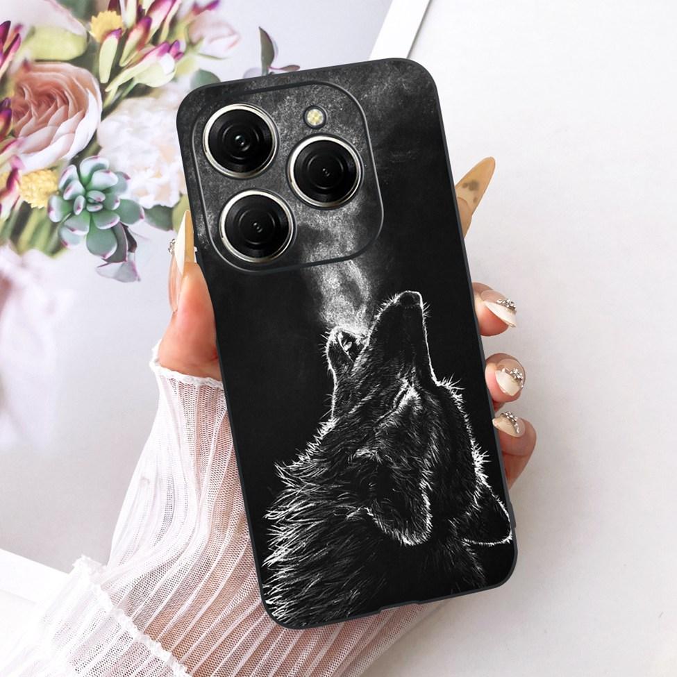 Case For Tecno Spark 20 Pro Cover KJ6 Cute Cat Fashion Butterfly Painted Casing For Techno Spark 20 Pro Bumper