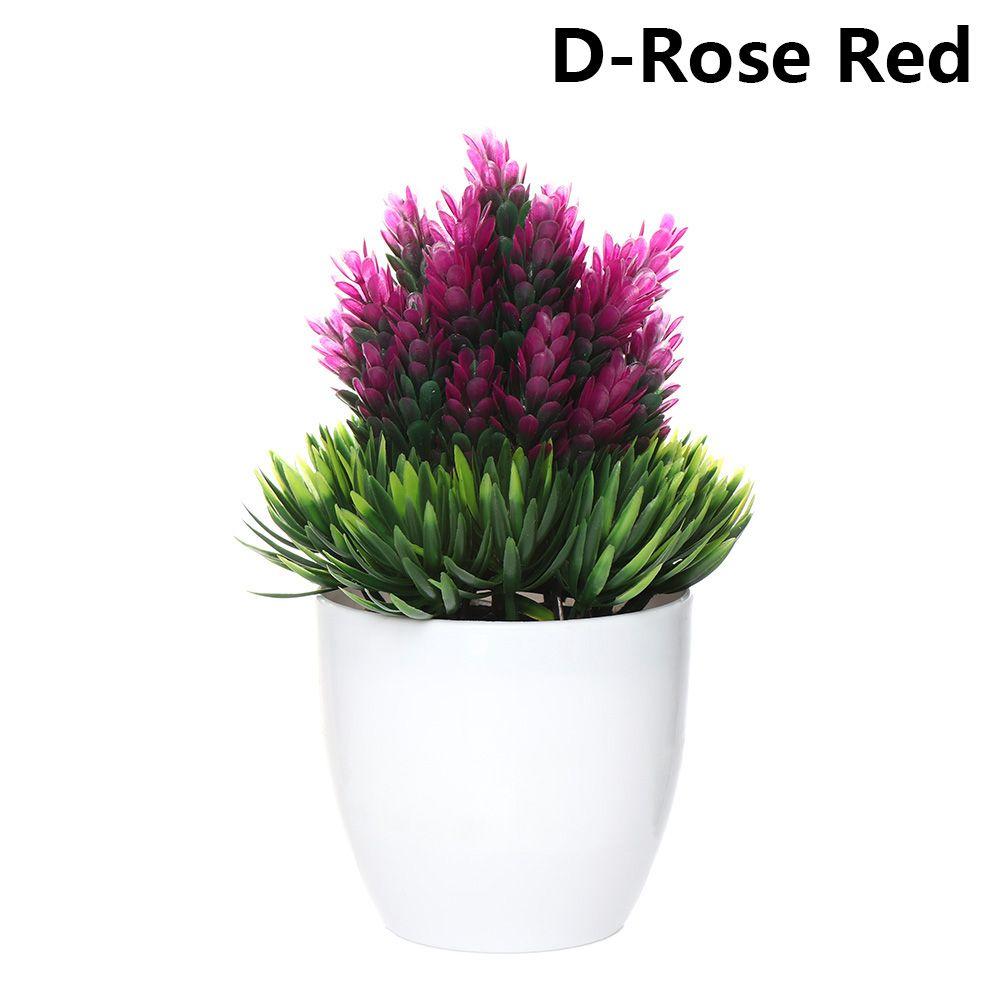 Ornamento Topiária Pinheiro Bonsai Artificial Decoração de Casa Simulação Vaso Plantas Realistas