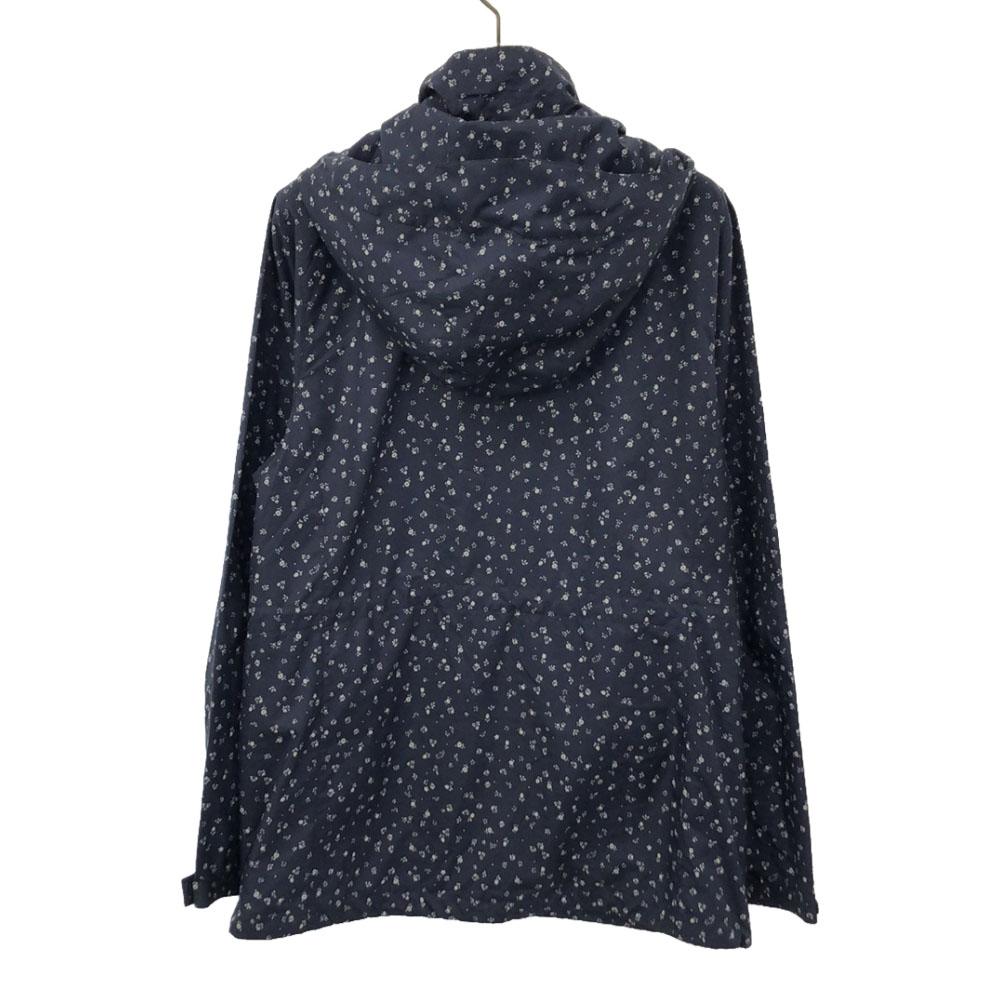 Columbia Floral Zip jacket L Navy Outdoor PL3992 Women Used