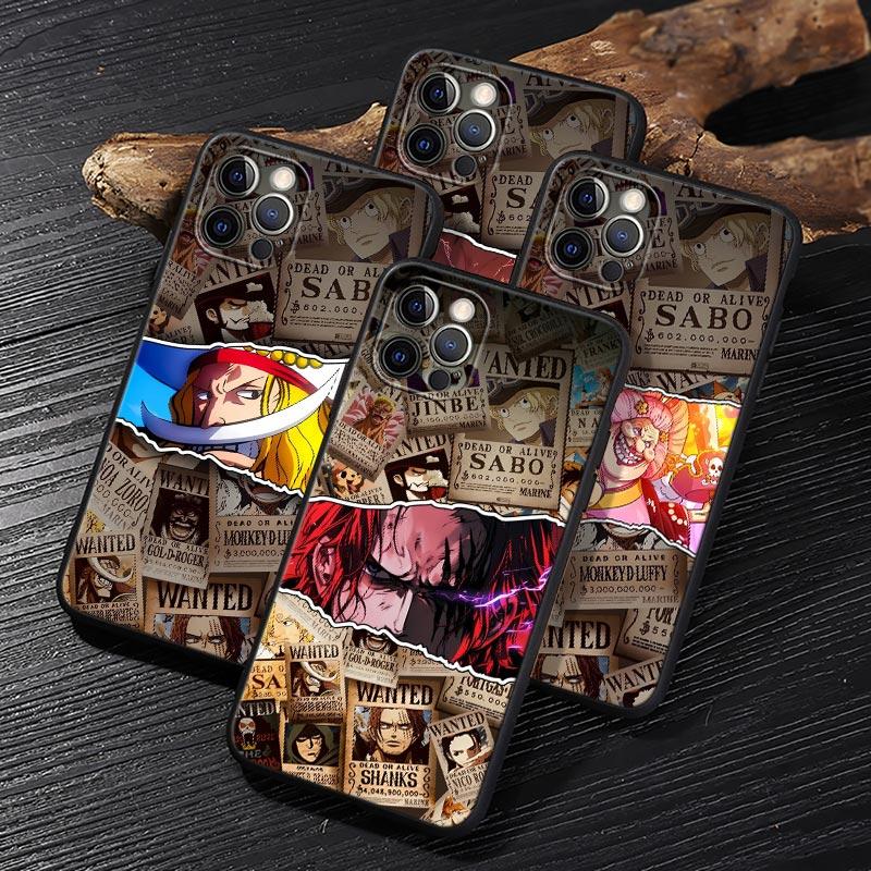 O-One P-Piece Four Emperors Shanks Funda For iphone 17 Case For iPhone 16 15 11 12 13 Mini 17 Pro Max 16 Plus 17E 16E Air Cover