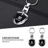 3D Metal Car Styling Keychain Key Chain Key Rings Pendant for Leon 5F Cordoba Alhambra MK3 Ibiza 5 6 MII Altea Toledo 3