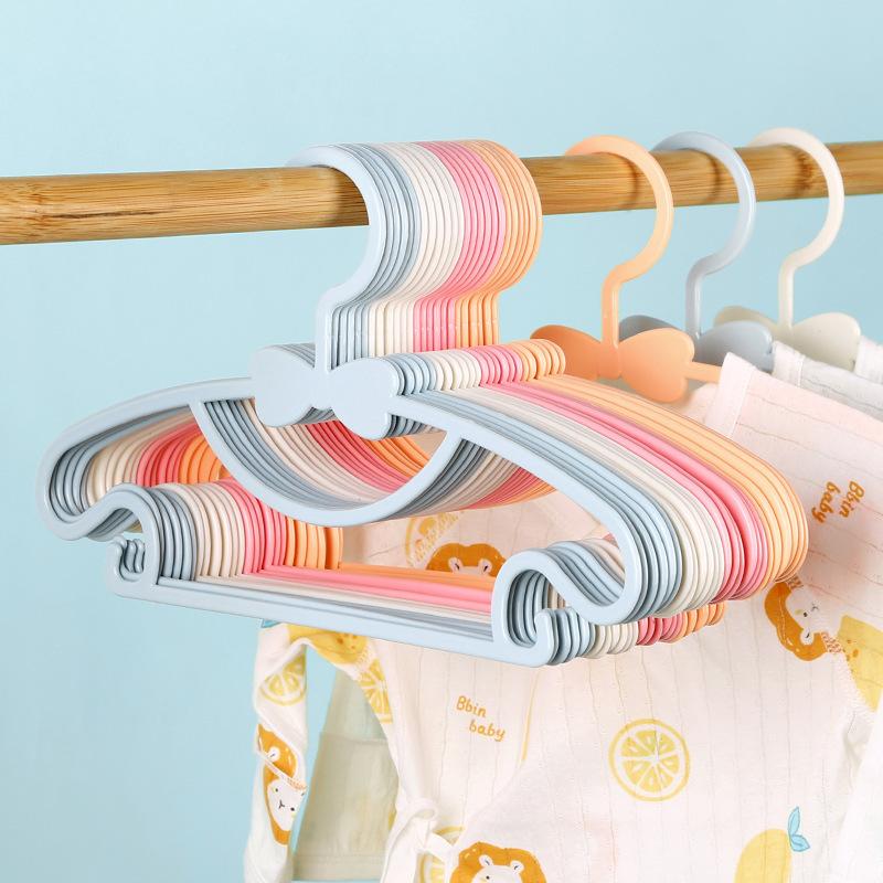 Baby Hangers Plastic Kids Clothes Storage Hanger for Nursery Children Hangers Toddler Infant Portable Coats Home Rack durable