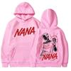 New Japanese Anime Hoodies Nana Osaki Graphic Printed Unisex Women Hoodie Streetwear Sweatshirts Harajuku Pullovers Unisex Clothing
