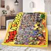 Dragon Ball Z Print Blanket Warm Comfortable Flannel Blanket Suitable for Bedrooms,Sofas, Beds,Chairs,Travel -QIAO21
