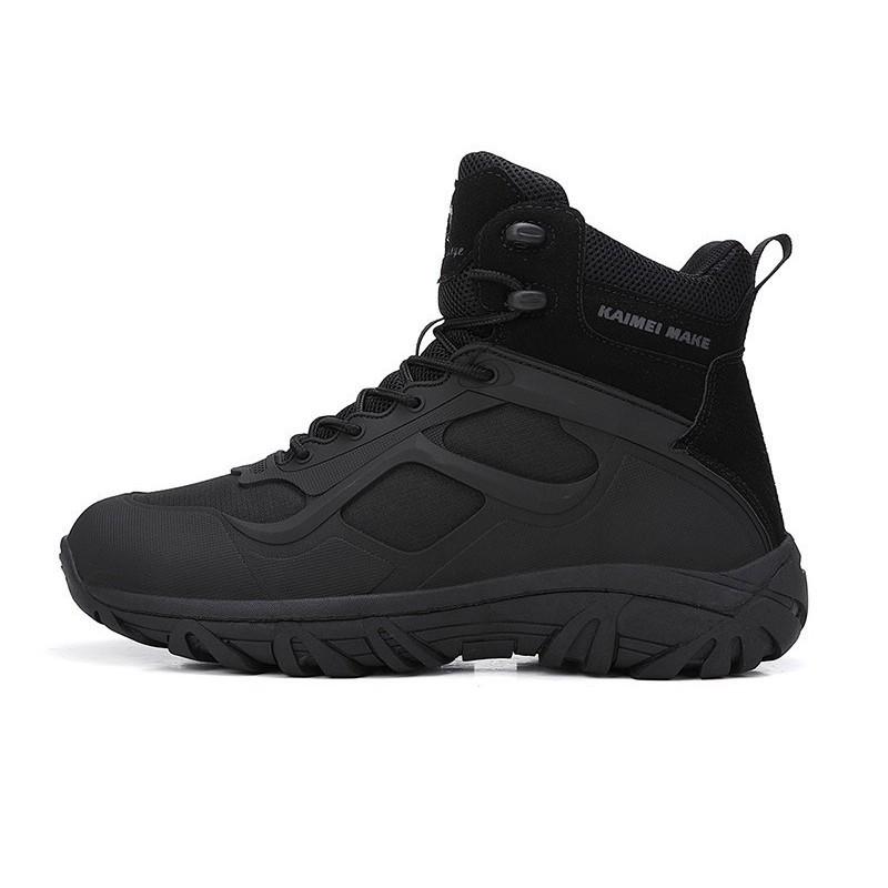 Large Size Breathable Tactical Boots Special Forces Outdoor Hiking Wear-resistant Training Combat Boots High-top Military Boots