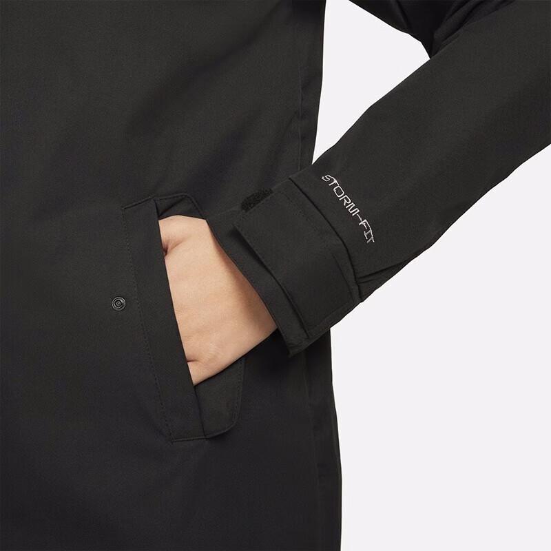 Nike Jachetă Parka Țesută cu Logo Jachetă Femei Neagră DM6246-010