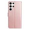 For Samsung Galaxy S24 Ultra Wallet Case Rose Pattern Imprinted Leather Flip Stand Phone Cover