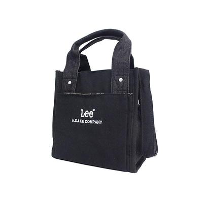 Bolsa de Ombro Lee Buddy Tote Algodão Preto, Lona, 320-1404, 320-1404-01,