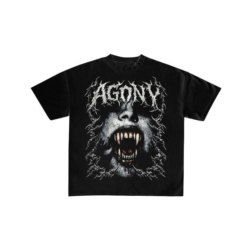 Agony Gothic Horror Vampire Graphic T-Shirt S