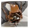 2025 Autumn Cute Apple Pendant Women's Lightweight Travel Backpack - Large Capacity, Casual Commuting Bag
