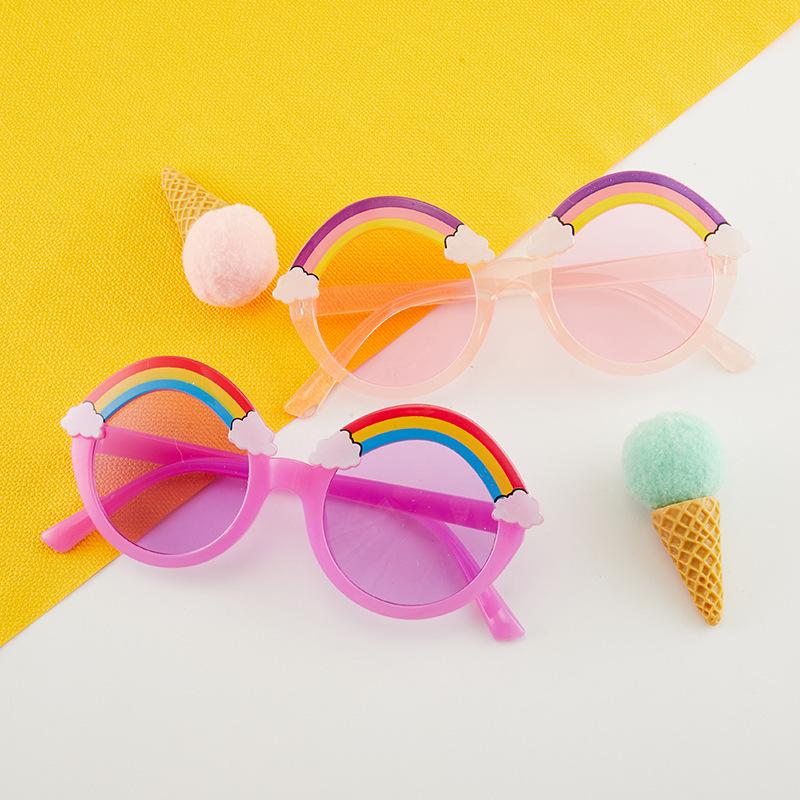 Children's Glasses Sunglasses Baby Sunglasses Children's Rainbow Decorative Glasses June 1 Children's Day Gifts