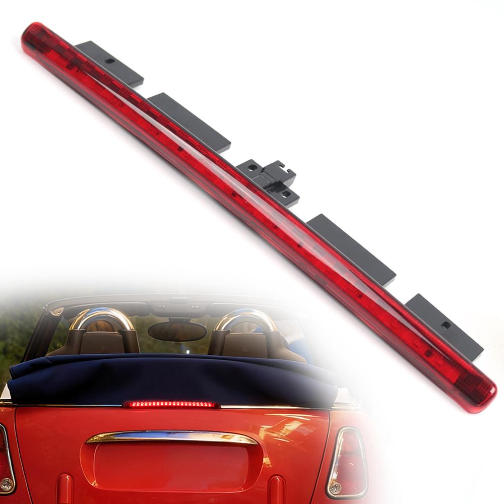 Car LED 3rd Brake Light Car Rear High Brake Light 63256961016 63256961015 For 2005 2006 2007 2008 Mini Cooper Convertible R52 красный