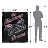 JQ Licensing James Piazza The American Dream Silky Motorbike Supersoft Blanket