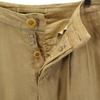 Nigel Cabourn Made in Japan Linen Blend Pants 36 beige Button fly Men's Used