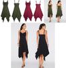 Women Midi Dress For Summer With Elegant Sleeveless Design And G-string Style**