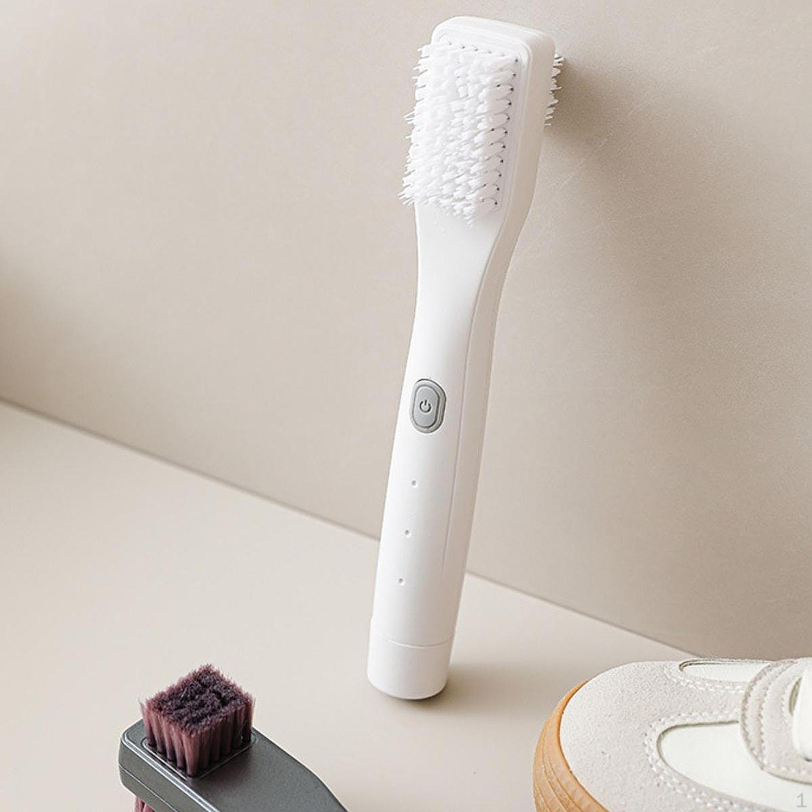 

Электрическая щетка для чистки обуви Очиститель поверхности Беспроводной мощный для не наносит вреда белый