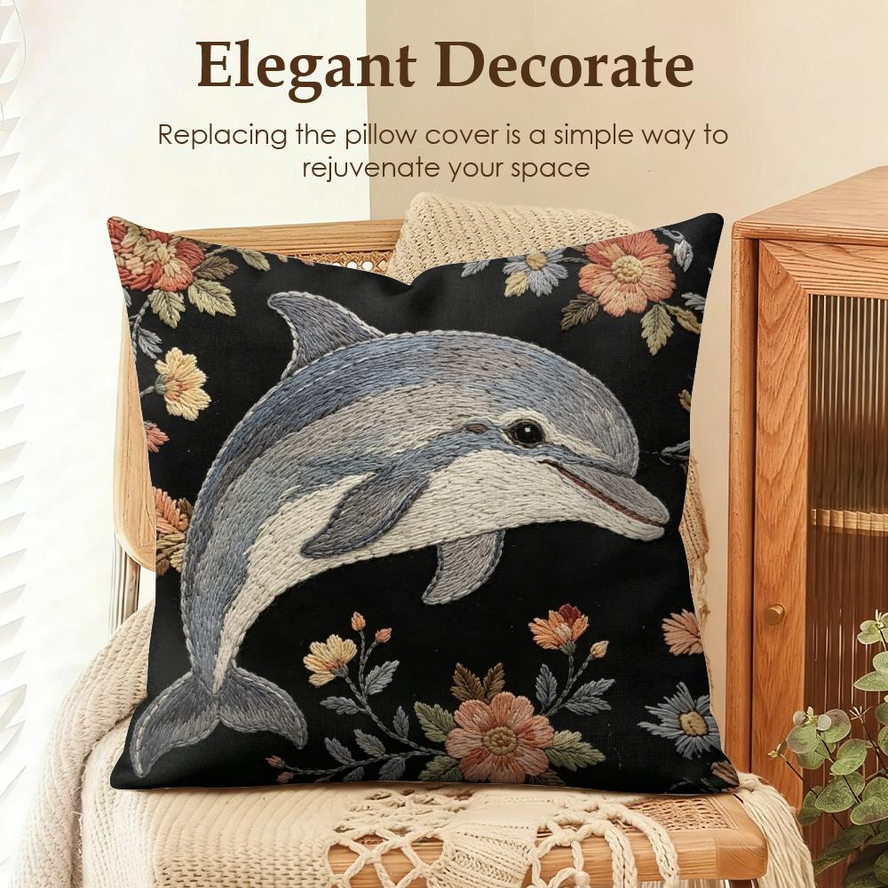 2D Scream Tiere Retro Kissenbezug Natürlicher Leinen Bio-Stoff Beidseitiger Druck Sofa Heimdekor Geschenk Kissenhülle