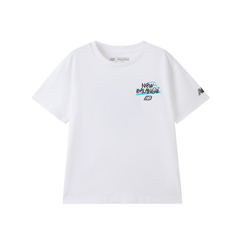 Детские футболки New Balance с круглым вырезом 7EG2E043-WT 110