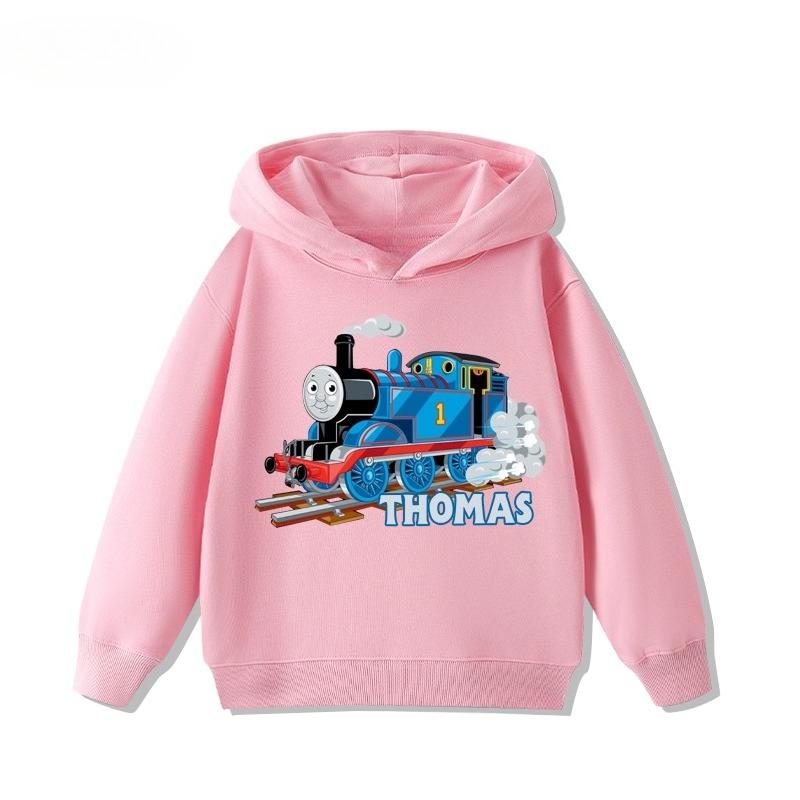 

Мультяшні дитячі худі «Томас Маленький Паровозик» для хлопчиків і дівчаток, нові теплі, зручні та м які худі для осені та зими 120