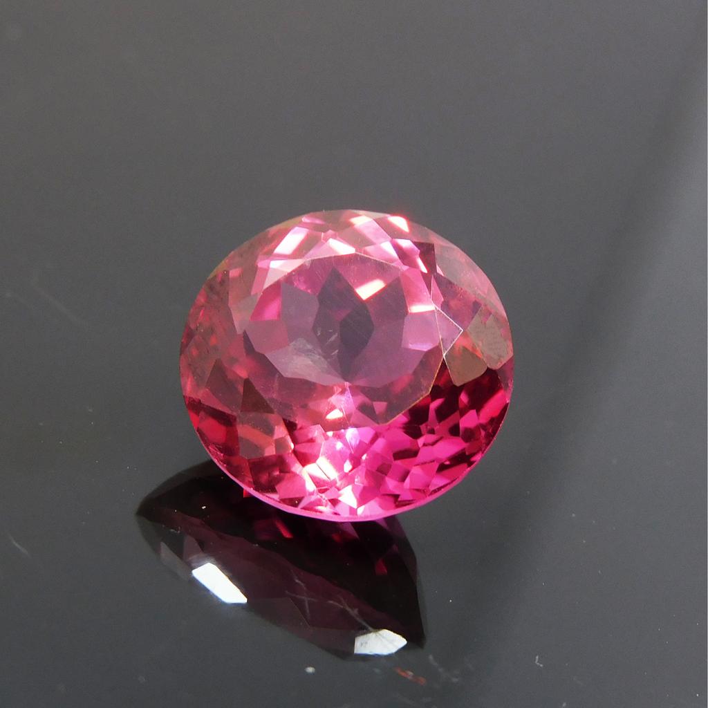Natural Pink Sapphire Loose Gemstone 7.90 ct Round Cut September Birthstone for Gem Collections