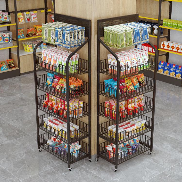 Meerlaags Mobiel Displayrek voor Snacks, Dranken en Speelgoed
