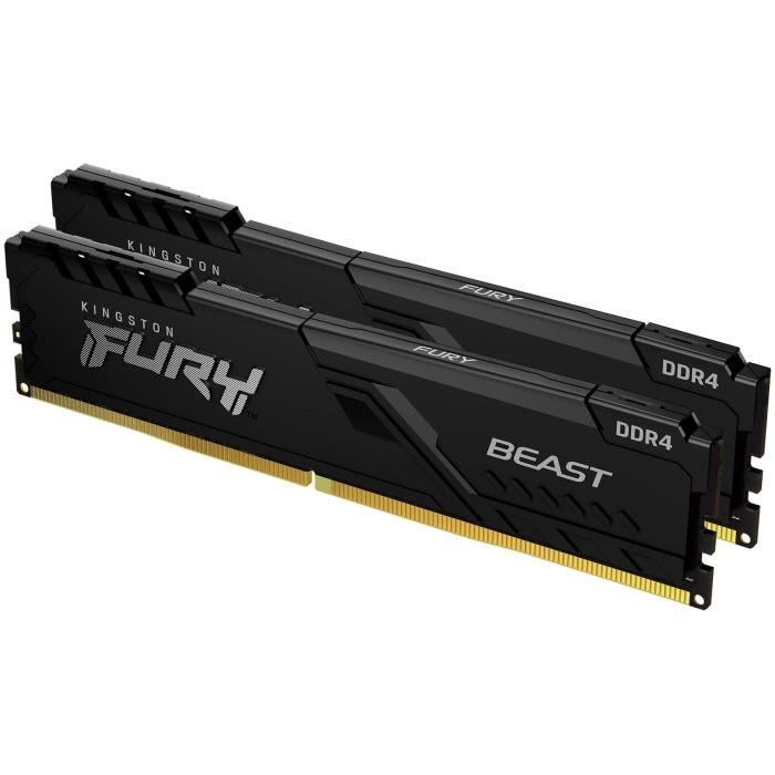 DDR4 Memory - KINGSTON - FURY Beast - 32 GB (2 X 16 GB) - 3200 Mhz - CL16