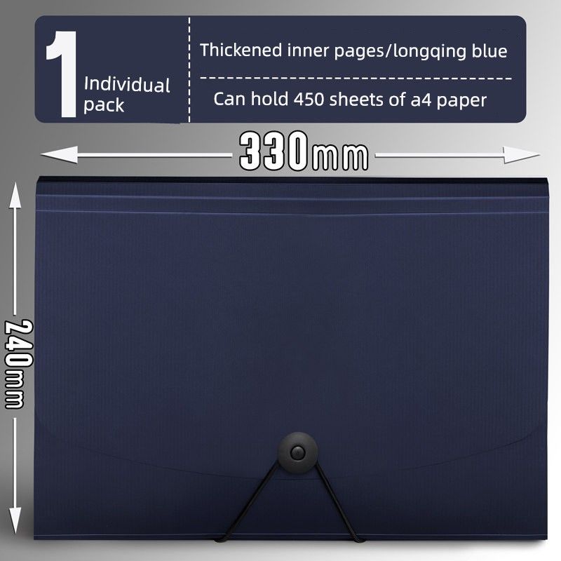 

Storage Book Office Supplies Stationery Pregnancy Test File Holder White(Navy Blue - 1 Piece - Includes Label)