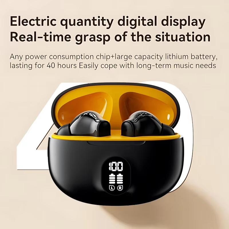 Bluetooth Earphones Wireless Headphone ENC-Calling Noise Cancelling Headset HiFi Stereo Handsfree Earphone