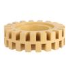 100mm 4in Grinding and Polishing Zigzag Teeth Shape Rubber Wheel Eraser(Shank)