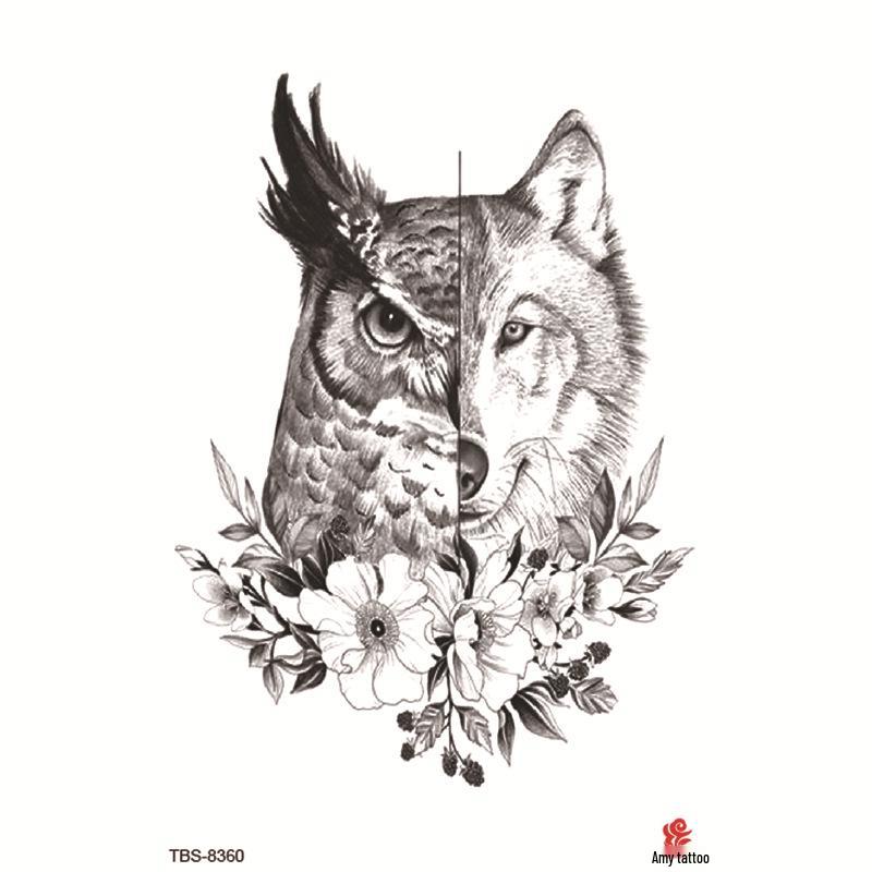 Set mic de tatuaje autocolante totem și simbol impermeabile pentru antebraț