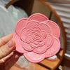 Декоративный поднос для украшений с камелией Декоративный смоляной органайзер Маленькая тарелочка для сережек, колец, ожерелий
