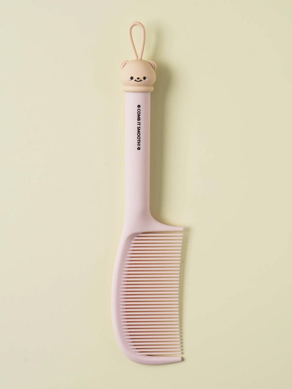Character Rubber Coated Hair Brush 1ea