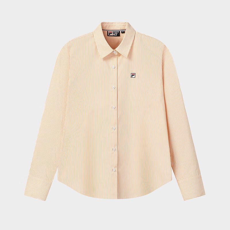 FILA Women s Striped Woven Long Sleeve Shirt S