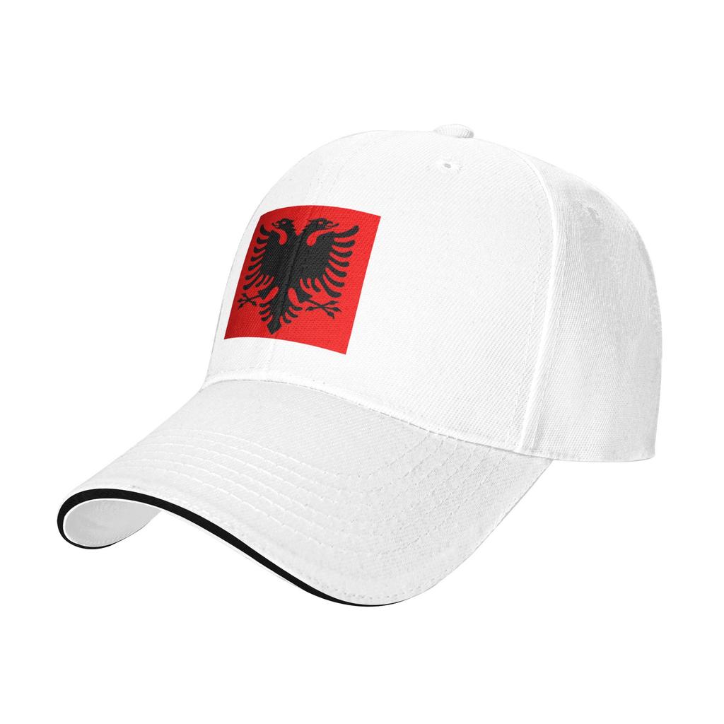Vlag van Albanië Pet Casual Baseballpetjes Verstelbare Pet Hip Hop Zomer Unisex Baseballpetten Aanpasbaar