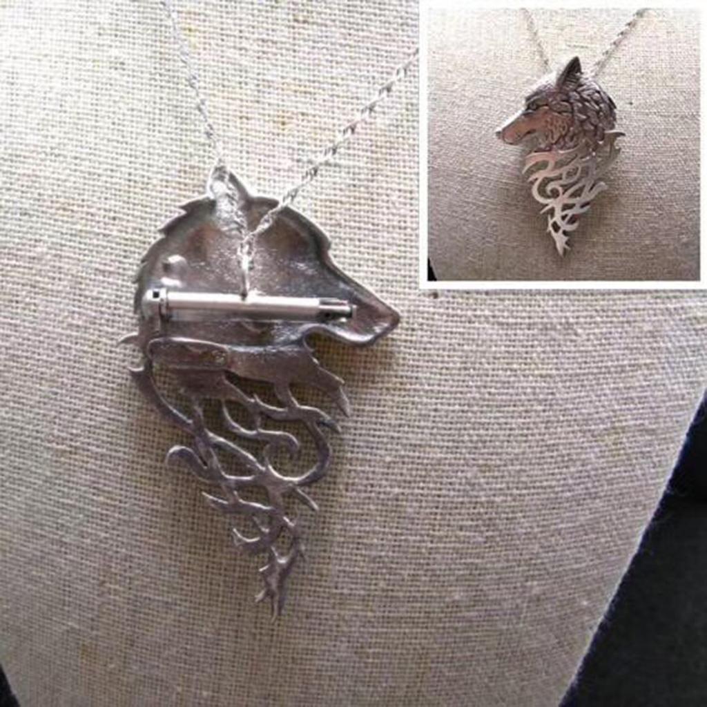 Convertible Necklace and Brooch Adapter Pin To Pendant Converters Jewelry Accessories Alloy Material for Brooch Necklace