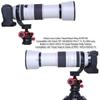 Metal Camera Tripod Mount Tripod Mount Lens Support Lens Bracket Tripod Compatible with Canon RF IS Quick Release Plate with Screw Holes On the