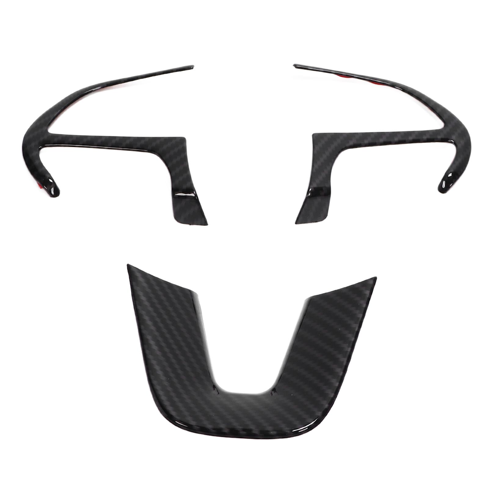 

3 шт. Накладка на руль Замена для Dodge Challenger Charger Durango 20152019Карбон