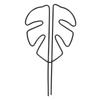 Leaf Shaped Reusable Plant Support Stake for Monstera Plants Antitipping Lightweight Easy Install Aesthetic Functional Growth