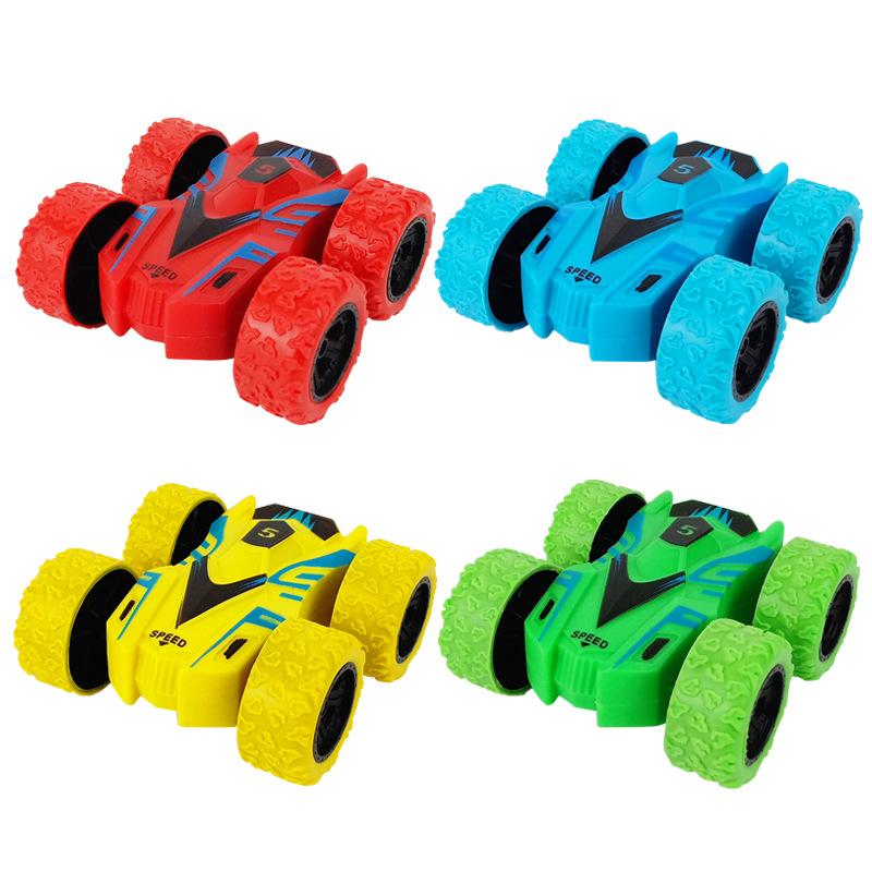 Kinder Trägheits Doppelseitiges Stunt Auto Spielzeugauto Modell Offroad Rutschender Kipper