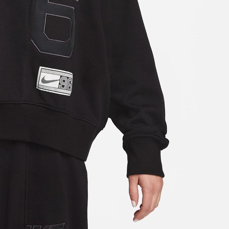Nike Sportswear Circa 96 Letter Print Hoodie Women Hoodie Black DV8087-010