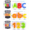 Multicolor Magnetic Numbers Alphabet Fridge Magnet Learning Education Kids Toy