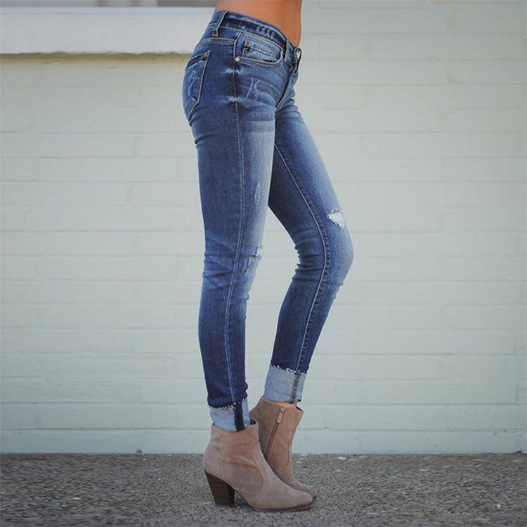 2024 Women'S Jeans Water Washed Slimming And Sensual Women'S Pants