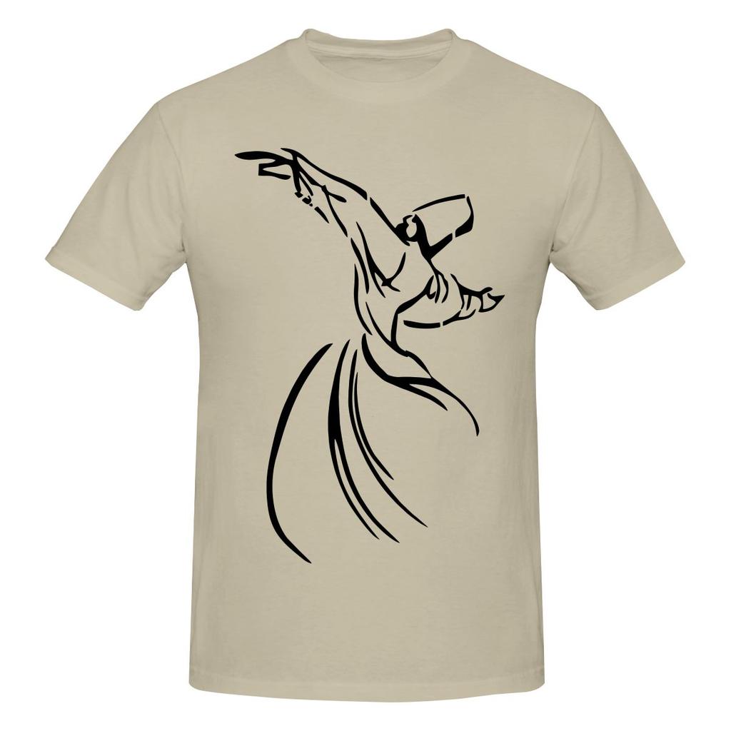 Whirling Dervish Art Sufi Mystic Art American Style Tshirt Urban Commuting Antipilling Tee
