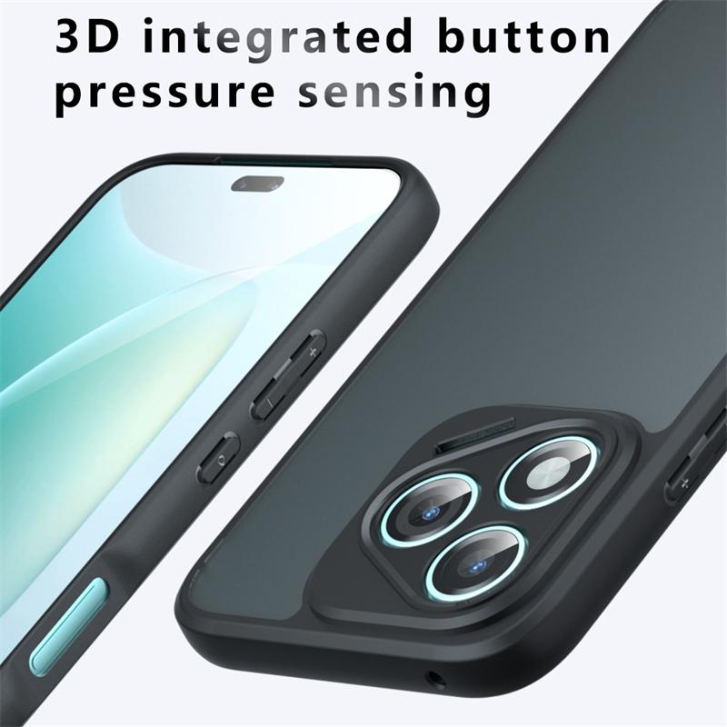 Translucent Matte Phone Case For Honor 400 Lite Anti-knock Matte Full Back Cover For Honor 400 Lite Case For Honor 400 Lite Case