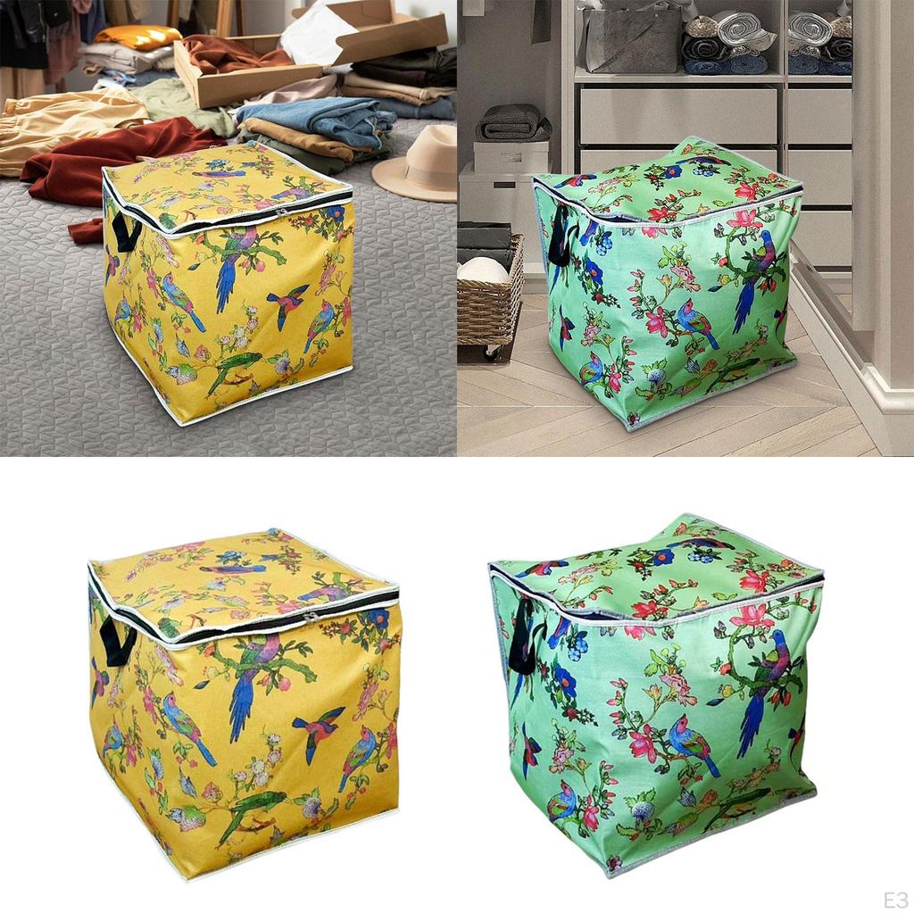 100L Storage Bin for Quilts Waterproof Container Home Office Clothing