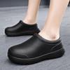 Men's and Women's Chef Shoes: Spring/Autumn Kitchen, Nursing, and Rain Boots, Breathable Black, Ideal for Summer and Postpartum.