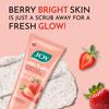 JOY Strawberry Face & Body Scrub 200gm Pack of 1 | Exfoliating Scrub for Blackhead Removal & Oil Control, Brightening, Vegan